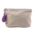 POCHETTE BRODEE | Trousse  en coton 27x17 cm