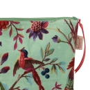 POCHETTE VELOURS | Fleur du paradis vert