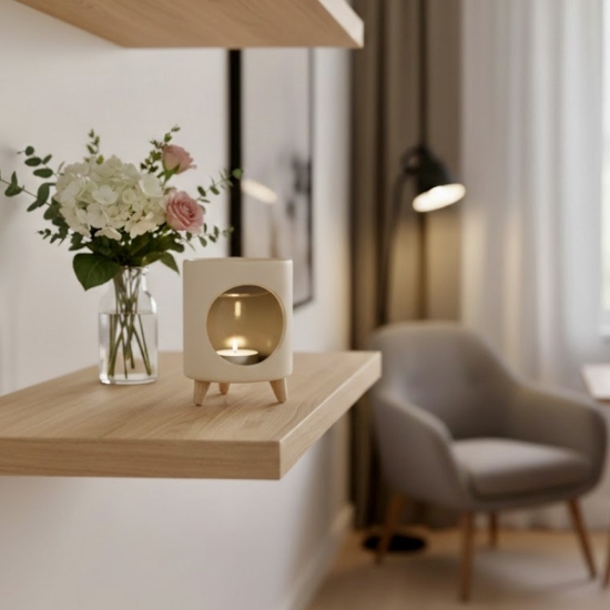 PYRAM GREY | Ceramic incense burner for interiors