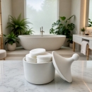 Boîte de Rangement Élégante en Céramique avec Couvercle| COCO L