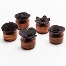 ŒILLET DU JAPON NOIR |  Ceramic and acacia wood fragrance diffuser