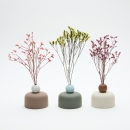 Diffuseur de parfum Ginger Vert | Fleurs séchées diffusantes en vase décoratif