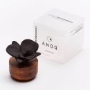 ORCHIDÉE DU NÉPAL NOIR | Porcelain and acacia wood fragrance diffuser for interiors