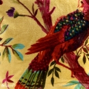 POCHETTE VELOURS | Fleur du paradis jaune