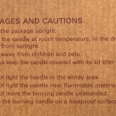 NATURE DU LIN | Scented candle in white lacquered glass 180 grs