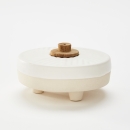 MOON WHITE | Ceramic incense burner for home