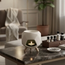 Brûle-parfum en céramique design | OCTOGO BLUE