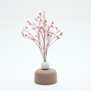 Diffuseur de parfum Ginger Chocolat | Fleurs séchées diffusantes en vase décoratif