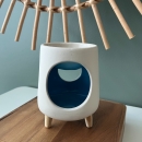 PYRAM BLUE | Ceramic incense burner for interiors