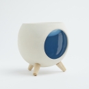 ROUND BLUE | Ceramic incense burner for interiors