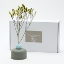 Diffuseur de parfum Ginger Vert | Fleurs séchées diffusantes en vase décoratif