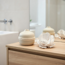 BOKA CRÈME | Vase diffuseur parfum en céramique