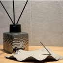 GREY LEAF | Ceramic incense holder