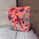 POCHETTE VELOURS | Fleur du paradis Mandarine