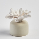 KONGA CREME | Ceramic perfume diffuser vase