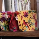 POCHETTE VELOURS | Fleur du paradis jaune