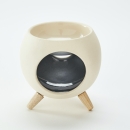 ROUND GREY | Ceramic incense burner for interiors