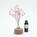 Diffuseur de parfum Ginger Chocolat | Fleurs séchées diffusantes en vase décoratif