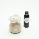 BOKA CRÈME | Vase diffuseur parfum en céramique
