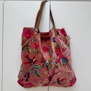SAC SHOPPER | Velours imprimé Terra 50X45 cm