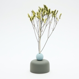 Diffuseur de parfum Ginger Vert | Fleurs séchées diffusantes en vase décoratif