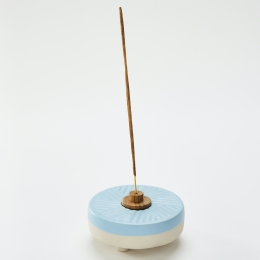 MOON BLUE | Ceramic home incense burner