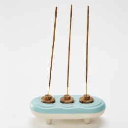 BUDA BLUE | Ceramic incense burner for the home