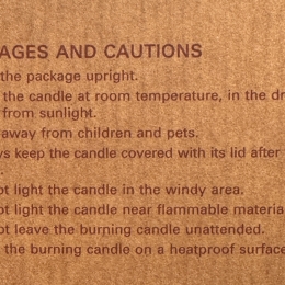 MYSTÈRE BOISÉ | Bougie parfumée en verre laqué blanc de 180 grs